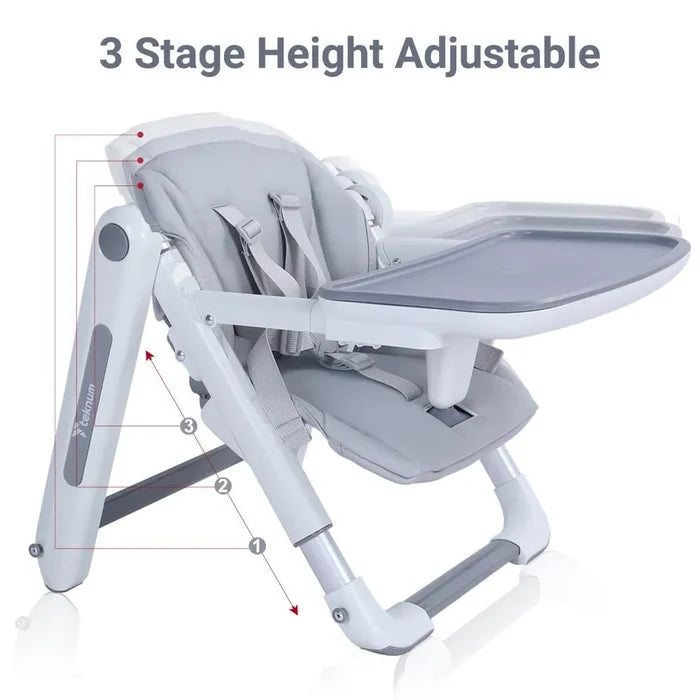 Teknum Kids Foldable Dining Chair (Grey)