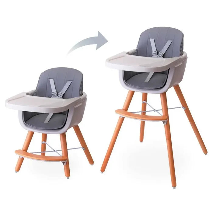 Teknum Premium Dual Height Wooden High Chair