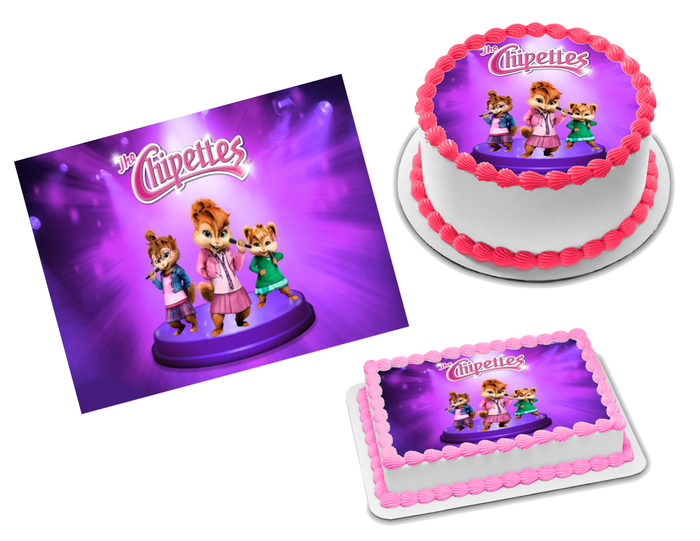 The Chipettes Chipmunks Edible Image Frosting Sheet #35 (70+ sizes)