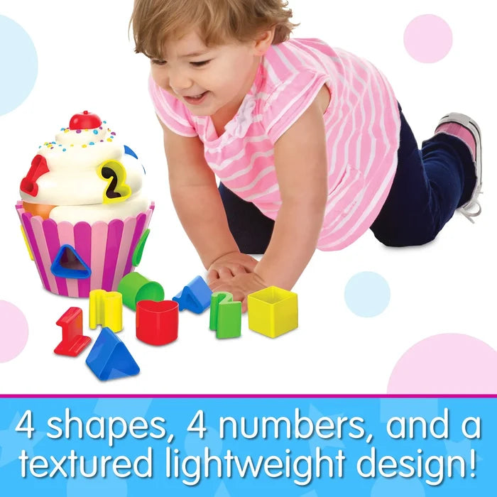 The Learning Journey Cupcake Shape Sorter