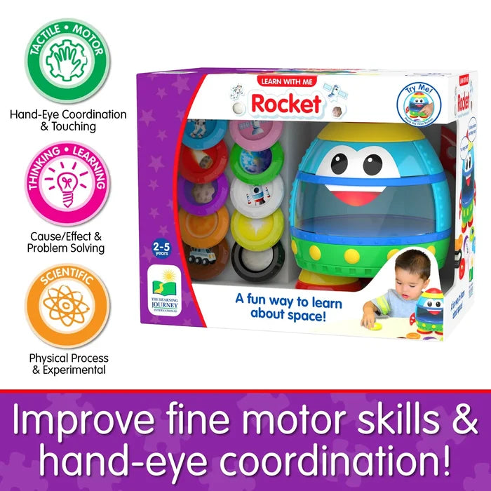 The Learning Journey Learn With Me Space Rocket