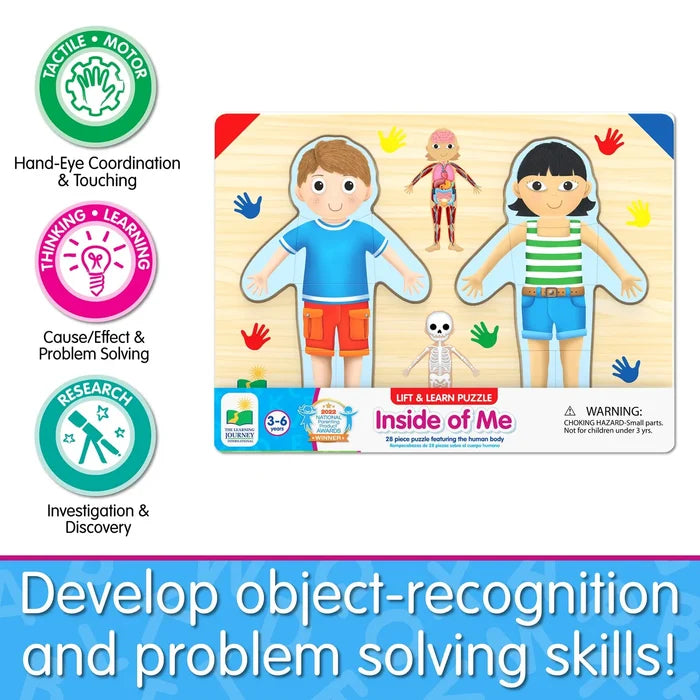 The Learning Journey Lift & Learn Puzzle Inside of Me