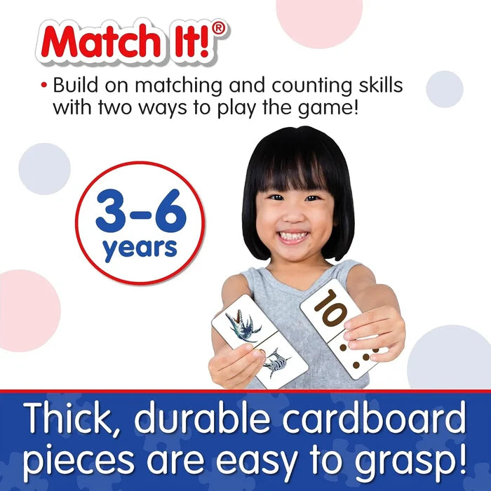 The Learning Journey Match It! Dinomoes