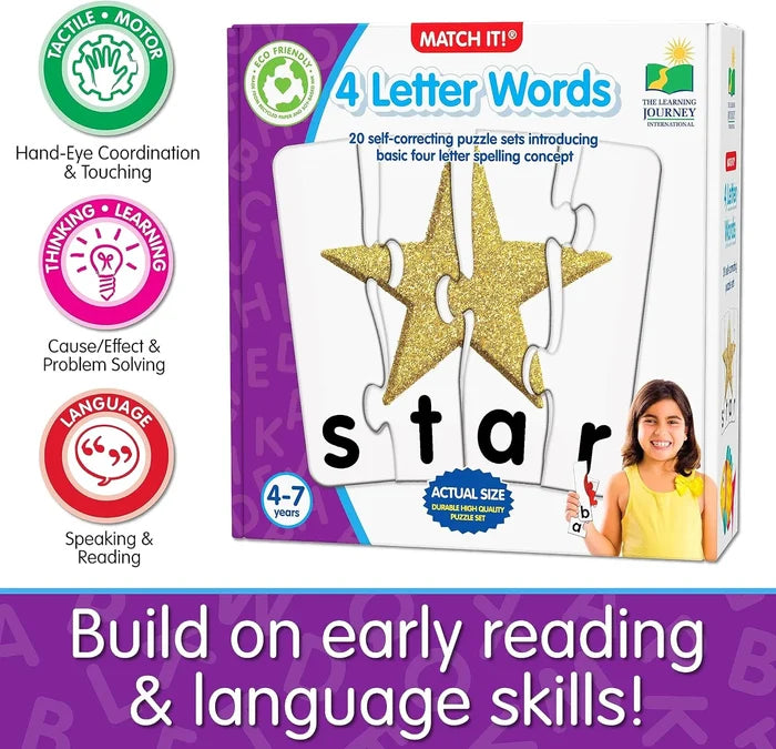 The Learning Journey Match It! Letter Words
