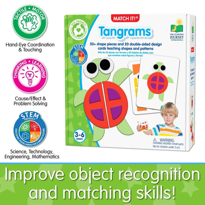 The Learning Journey Match It! Tangrams