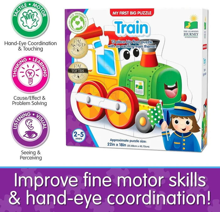 The Learning Journey My First Big Vehicle Floor Puzzles (Train)