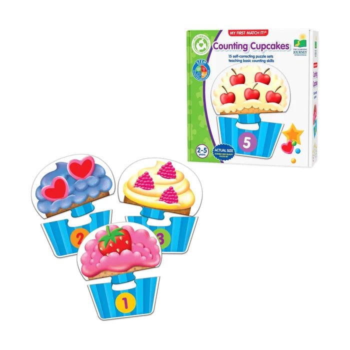 The Learning Journey My First Match It! Counting Cupcakes