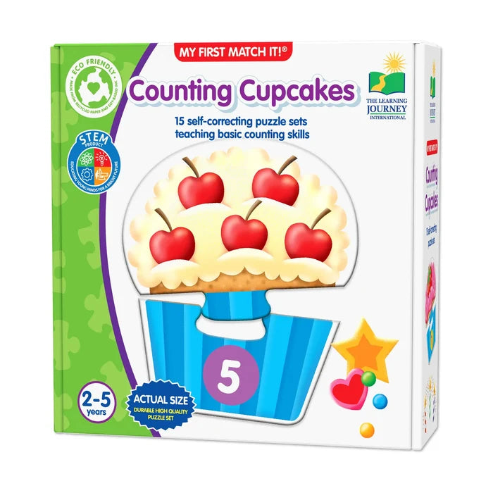 The Learning Journey My First Match It! Counting Cupcakes