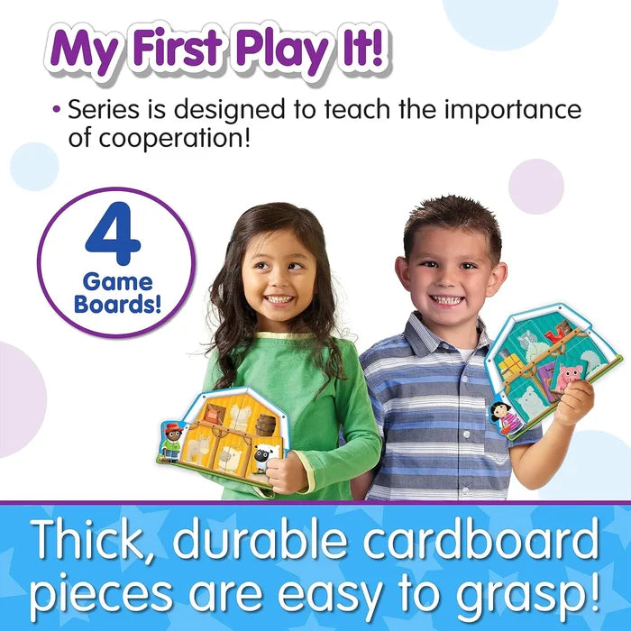 The Learning Journey My First Play It! Animal Match Game