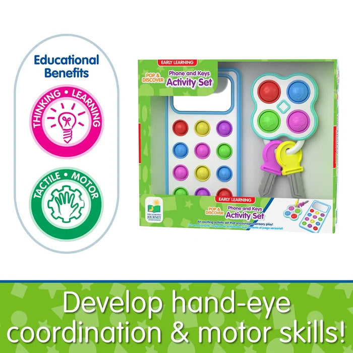 The Learning Journey Pop and Discover Phone & Remote Activity Set