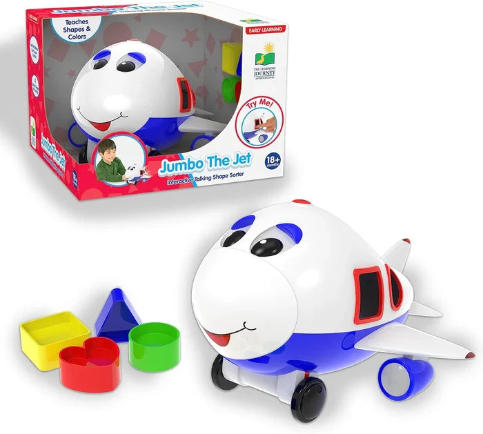 The Learning Journey Talking Shape Sorter Jumbo Jet Plane