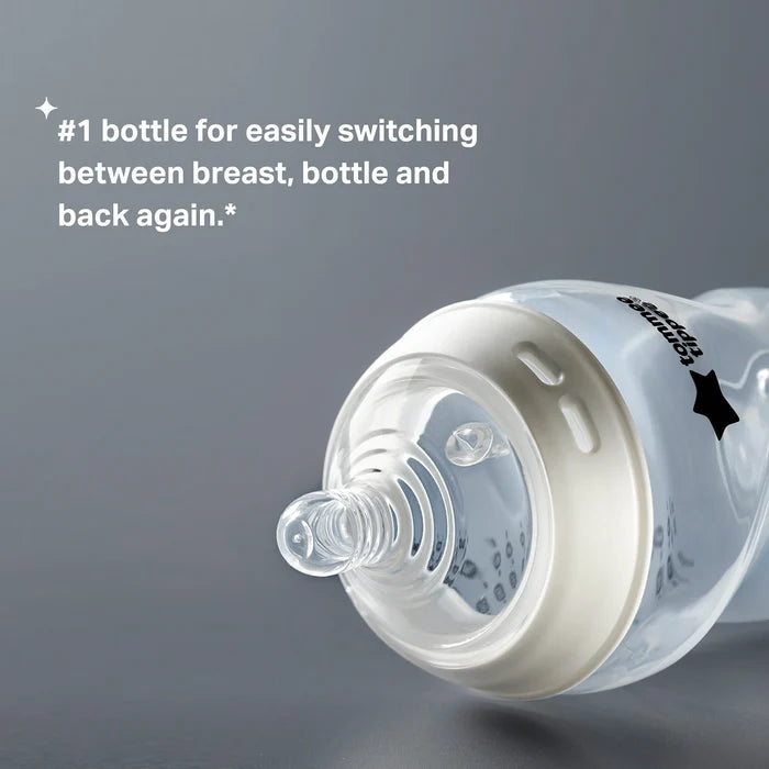 Tommee Tippee Closer to Nature Newborn Baby Bottle Starter Set (Clear)