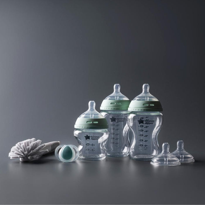 Tommee Tippee Newborn Set Glass Bottle Kit Muted Al