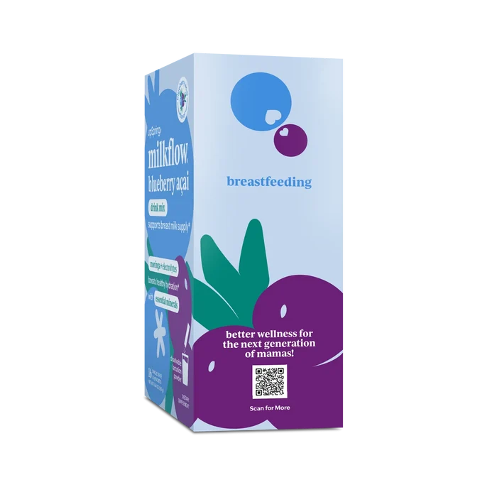 UpSpring Milkflow Electrolyte Breastfeeding Supplement Mix (Blueberry Acai) (6 Sachets)