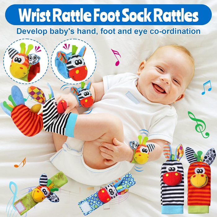 VBFRZY Baby Rattles Newborn Toys Teething Toys