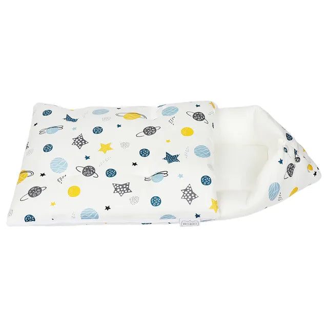 White & Grey Baby Sleeping Bag Soft Bamboo Swaddle Nest