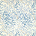 William Morris willow bough design in azure blue, printed on a cotton fabric