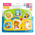 Winfun Lights And Sound Animal Puzzle